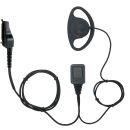 D Shape Earpiece - Kenwood Multipin